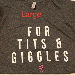 Wodbottom Female cancer awareness tshirt - Large